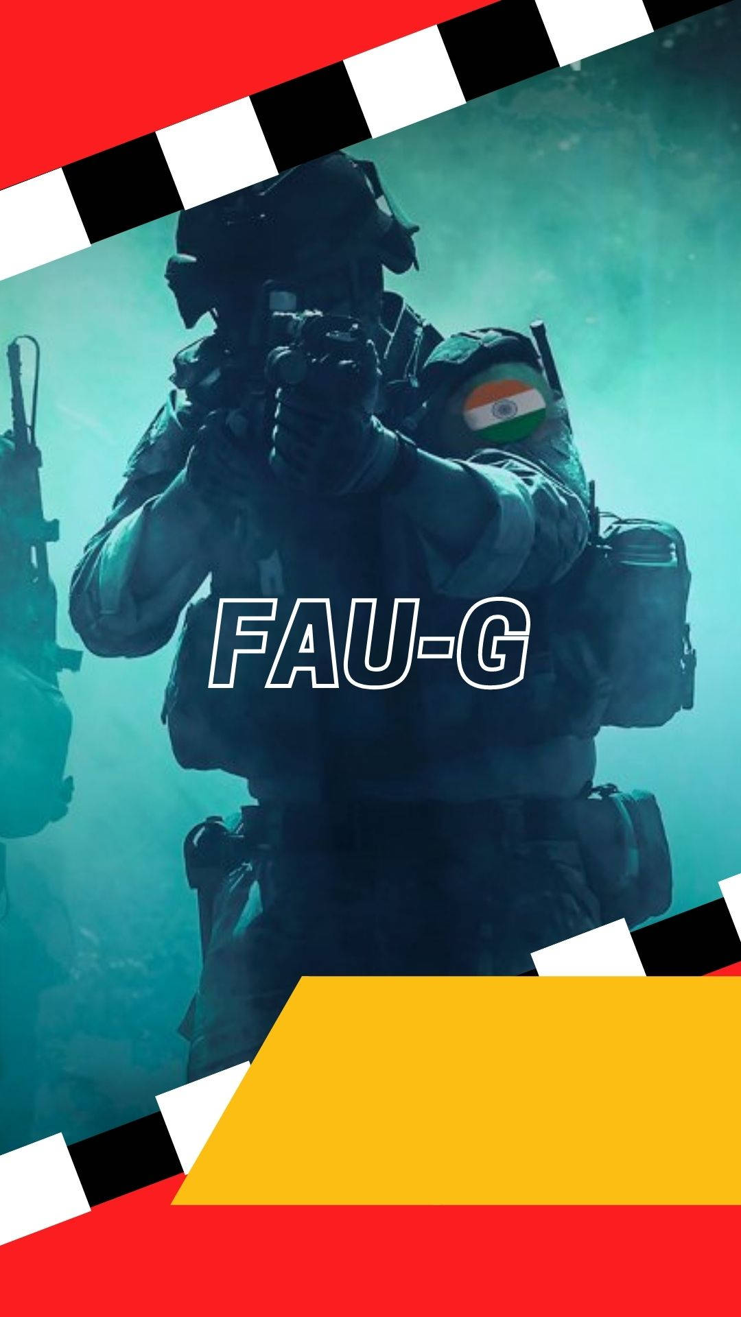بندوق تانے ہوئے سپاہی FAU-G رنگین وال پیپر