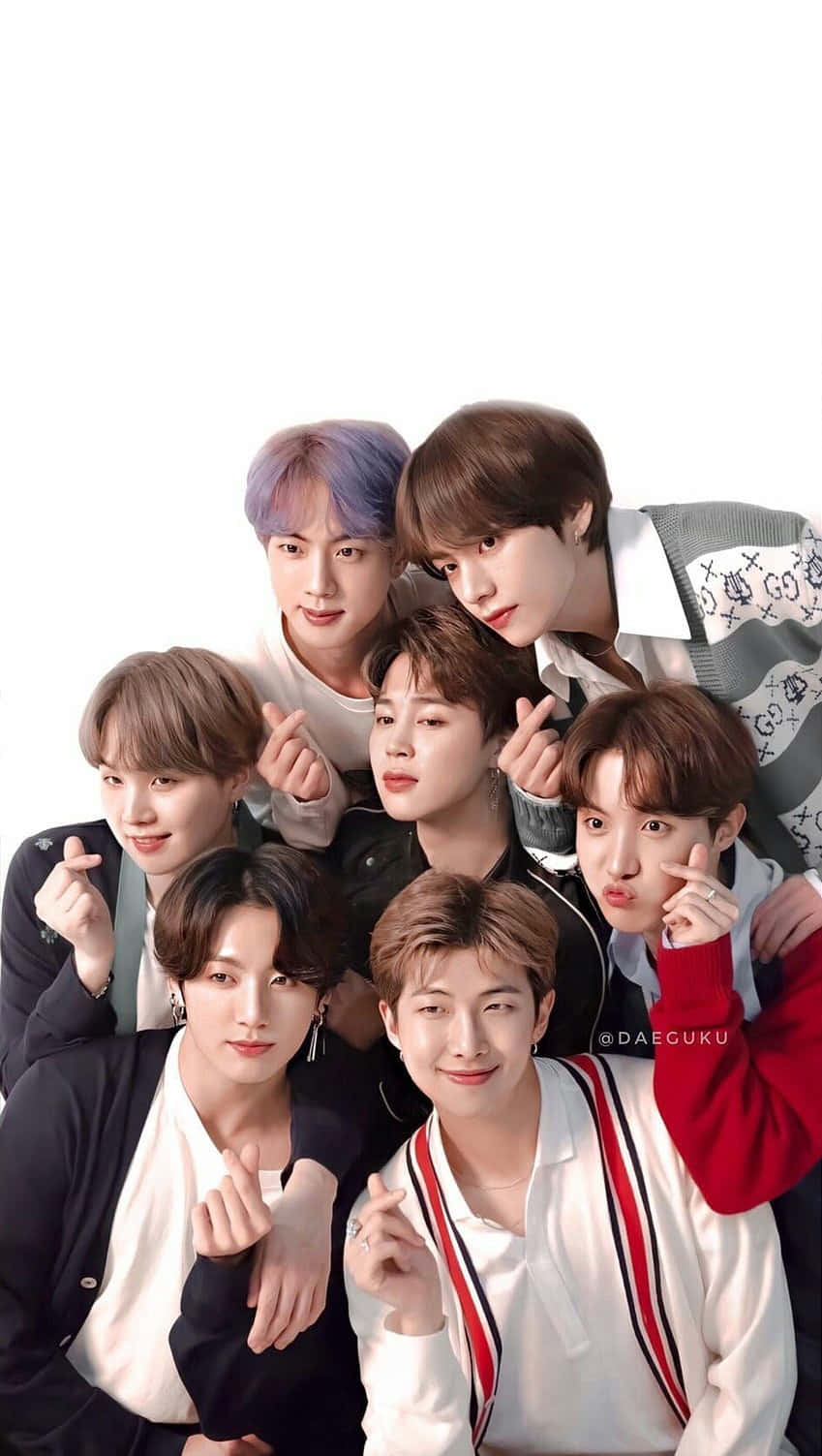بی ٹی ایس کی پیاری تصاویر — Bts گروپ فوٹو GIF وال پیپر