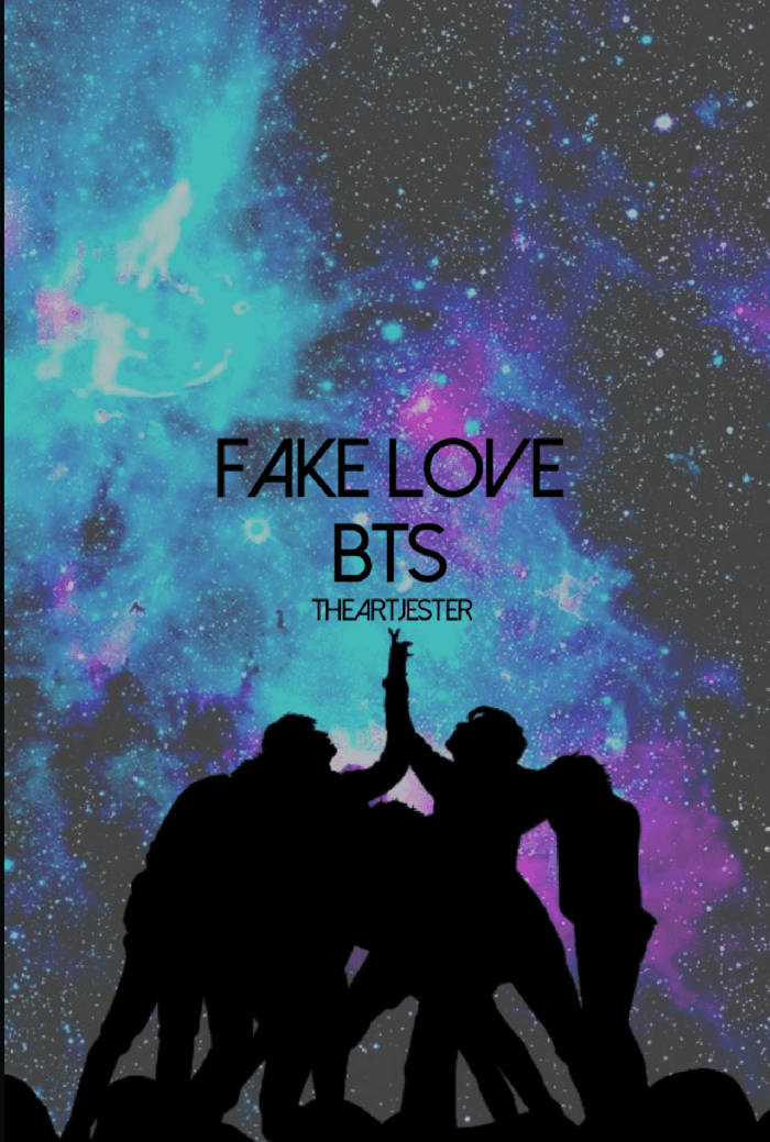 بی ٹی ایس گلیکسی فیک لوو — Bts گروپ فوٹو GIF وال پیپر