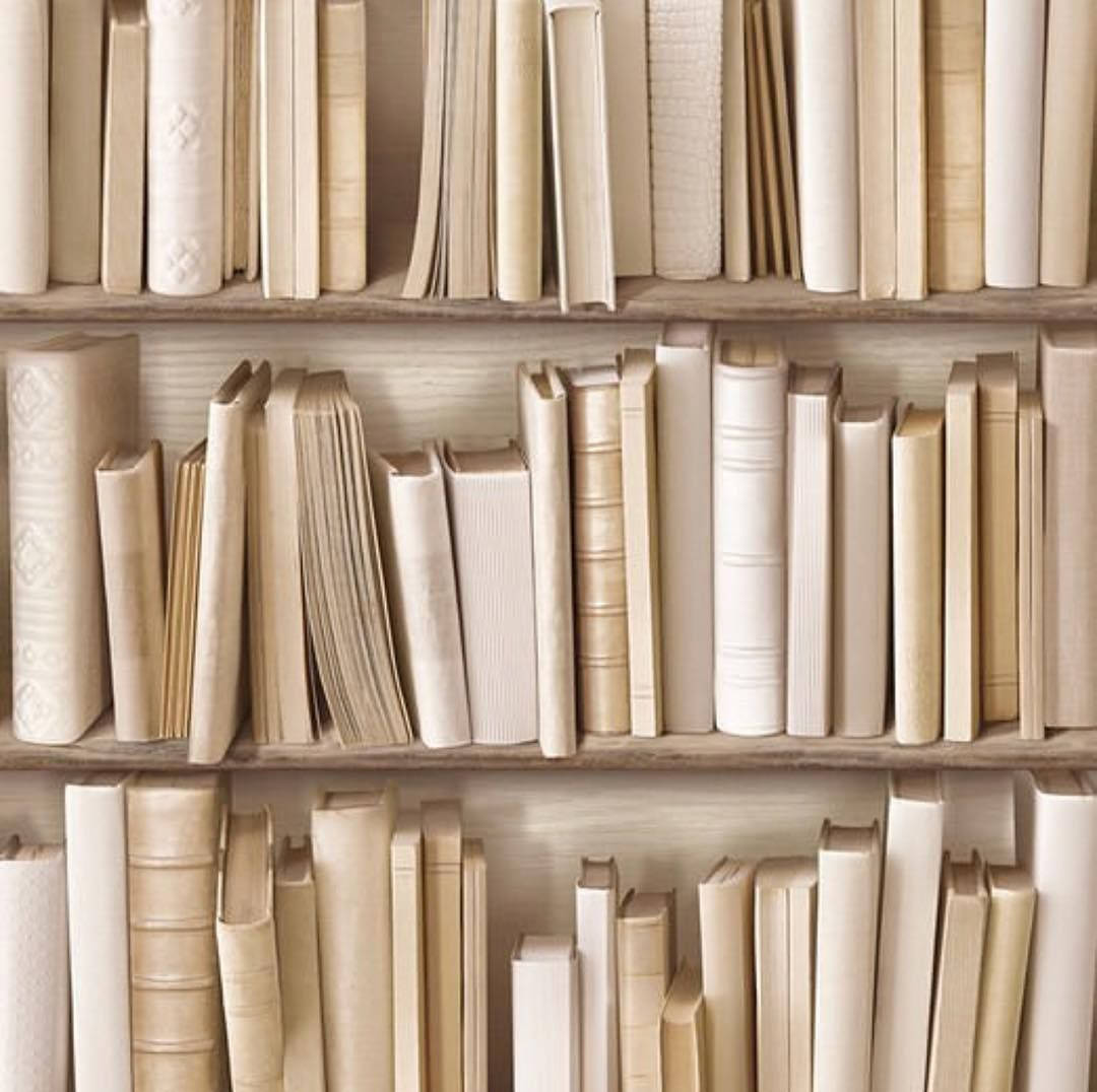 بے ایج اسٹیٹک ونٹیج کتابوں کی لائبریری وال پیپر