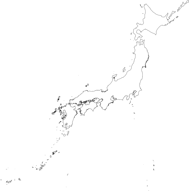 جاپان کا خاکہ نقشہ وال پیپر