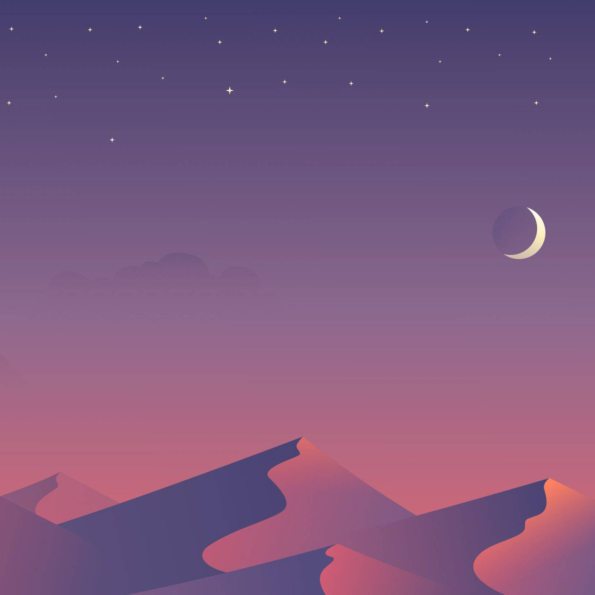 جمالیاتی آئی پیڈ minimal صحرا وال پیپر