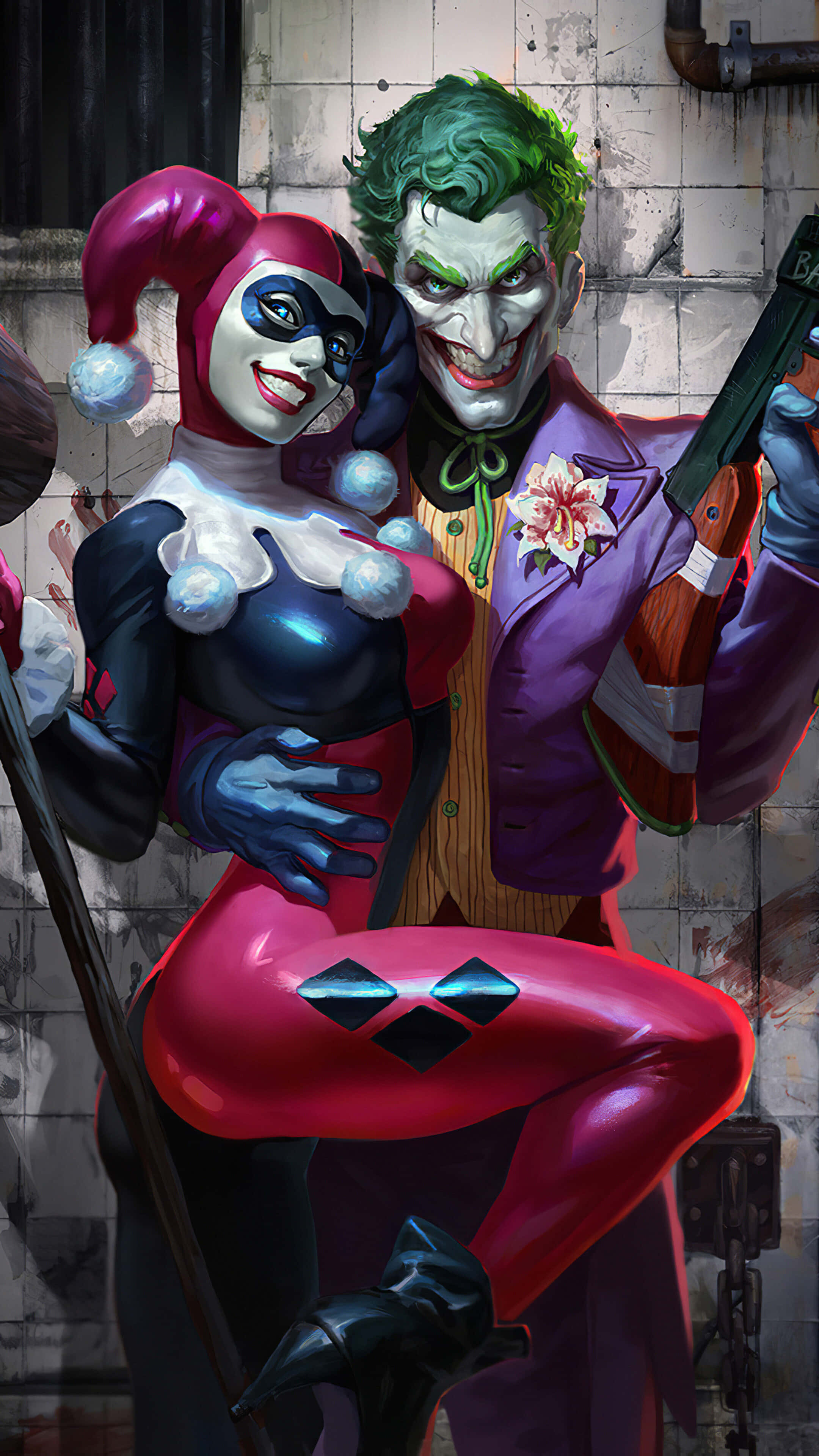 جوکر اور ہارلی کوئن کی ممنوع محبت Suicide Squad میں چمکتی ہے۔ وال پیپر