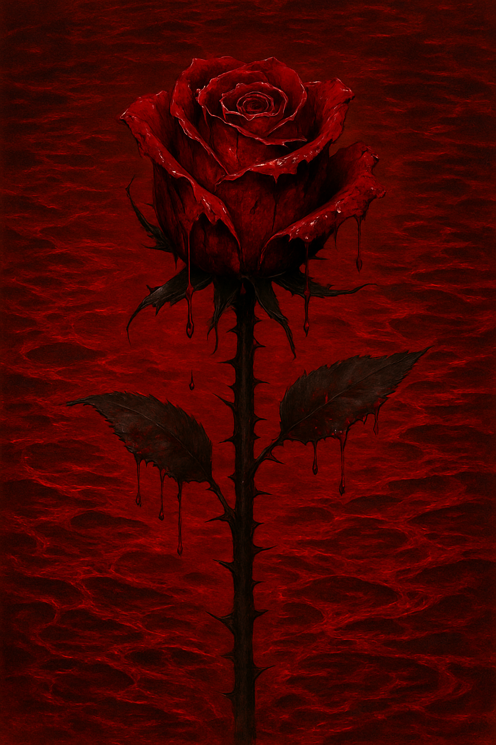 جہنم سے ایک خونی گلاب وال پیپر