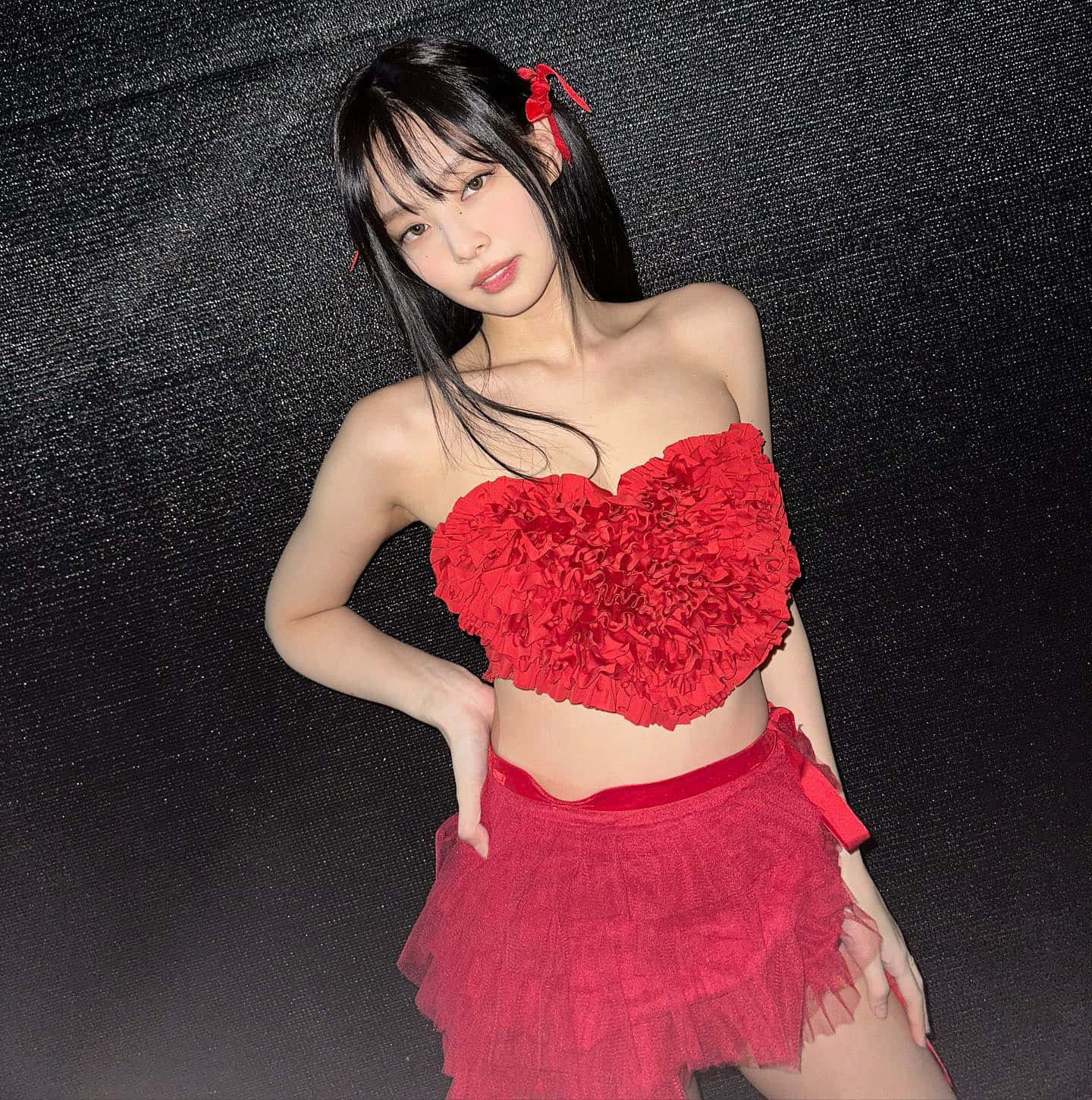 جینی کم سیکسی سرخ تصویر وال پیپر