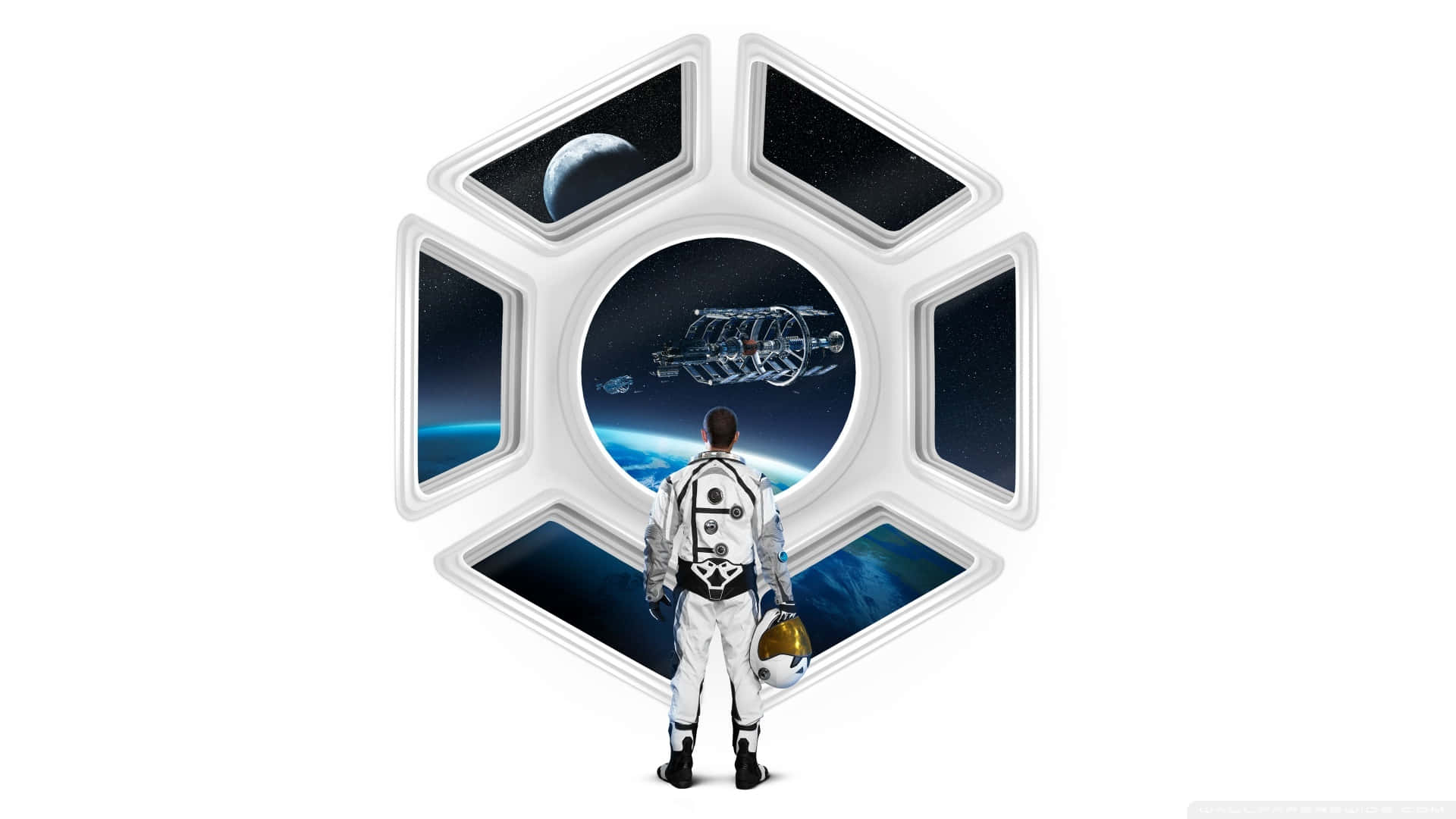 خلا کو دیکھتا ہوا 1920x1080 Civilization Beyond Earth پس منظر وال پیپر