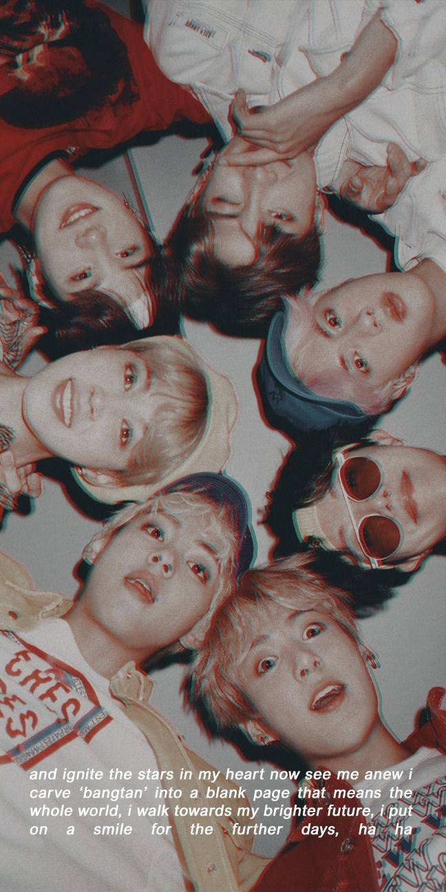 خوبصورت BTS گروپ سیلفی وال پیپر