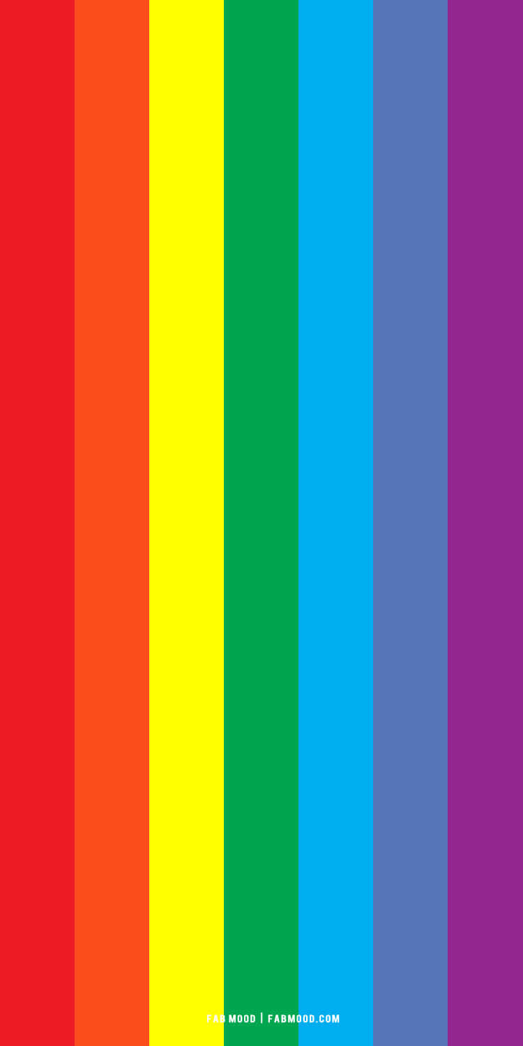 خوبصورت LGBT قوس قزح کی دھاریاں وال پیپر