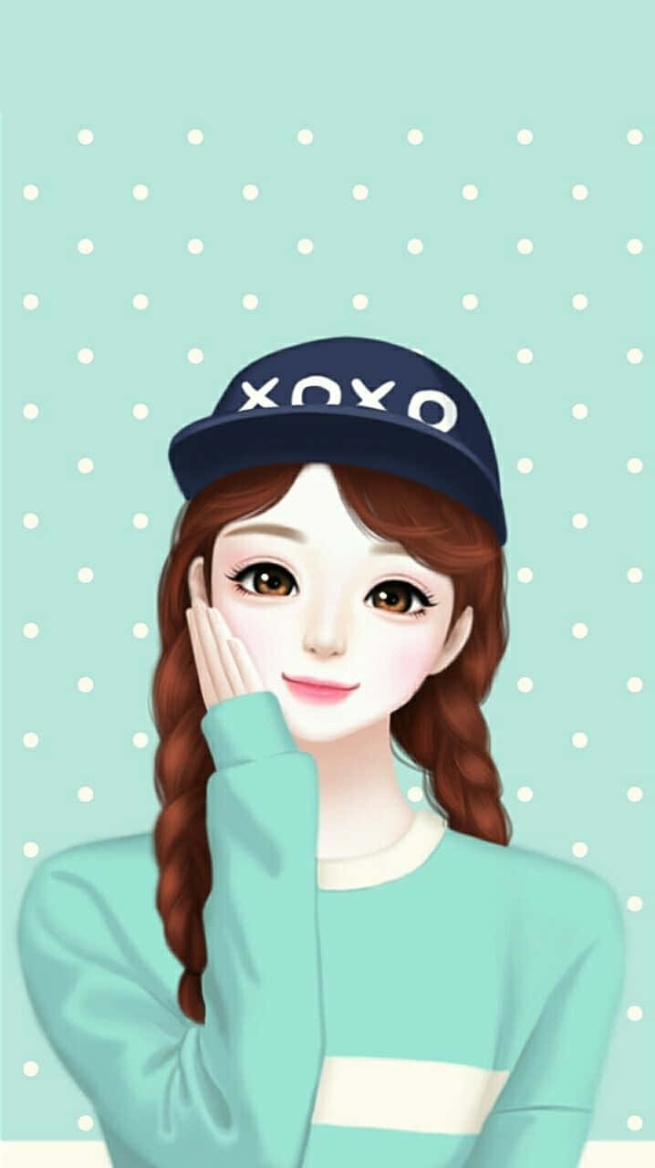 خوبصورت لڑکی کی چوٹی والی تصویر وال پیپر
