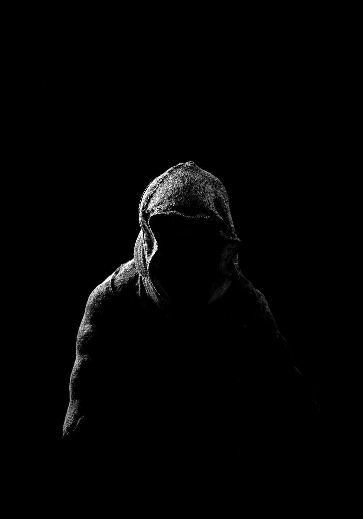 خوفناک آدمی کا تاریک پروفائل تصویر وال پیپر