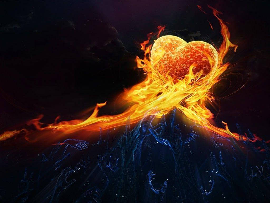 دل کی آگ کا پس منظر وال پیپر