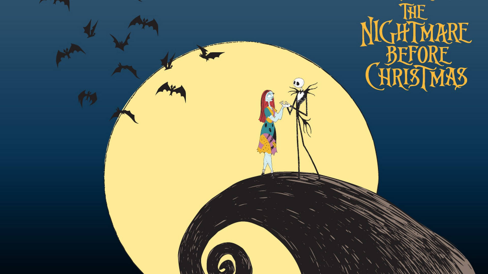دی نائٹ میئر بیفور کرسمس کا کارٹون ورژن وال پیپر