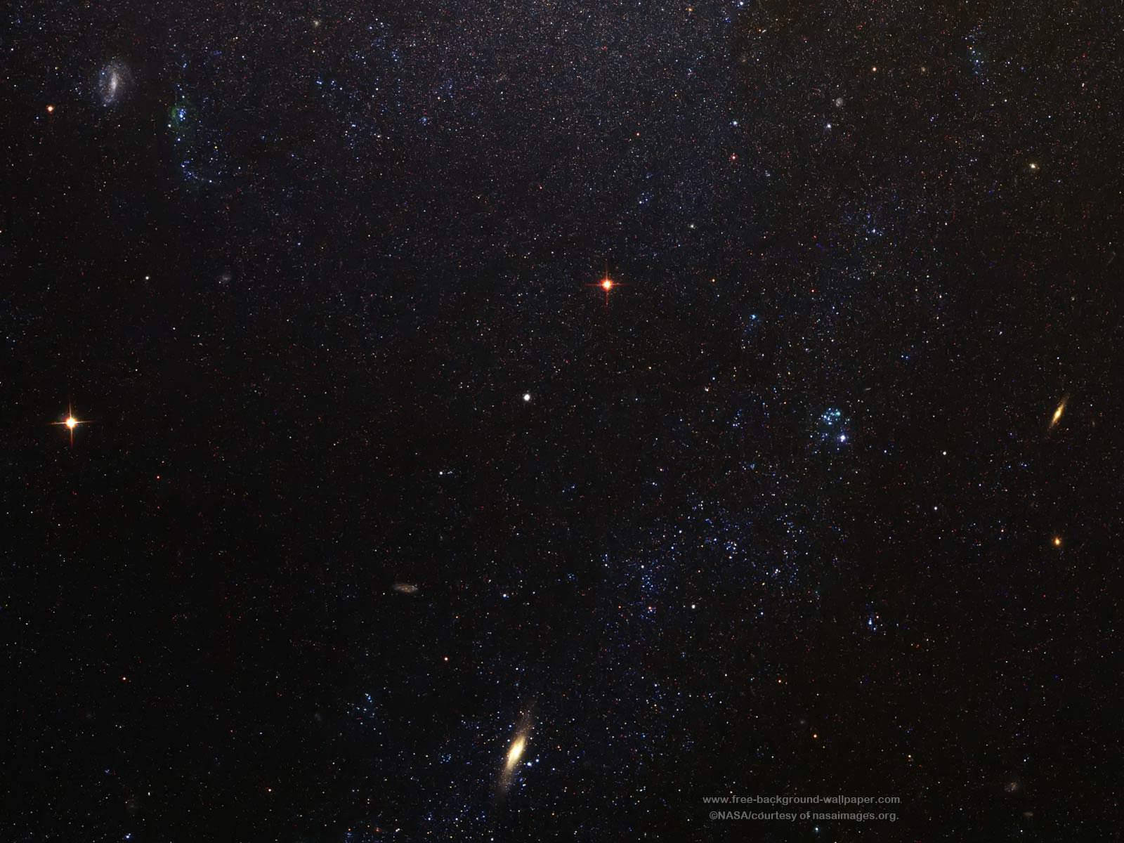 1600x1200 سرپل کہکشاں اور ستاروں کا بیک گراؤنڈ وال پیپر — ستارے وال پیپر