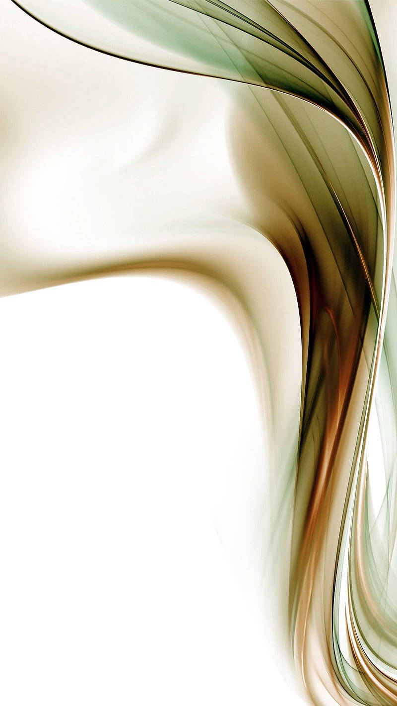 سفید اور سنہری دھواں دار لکیریں وال پیپر