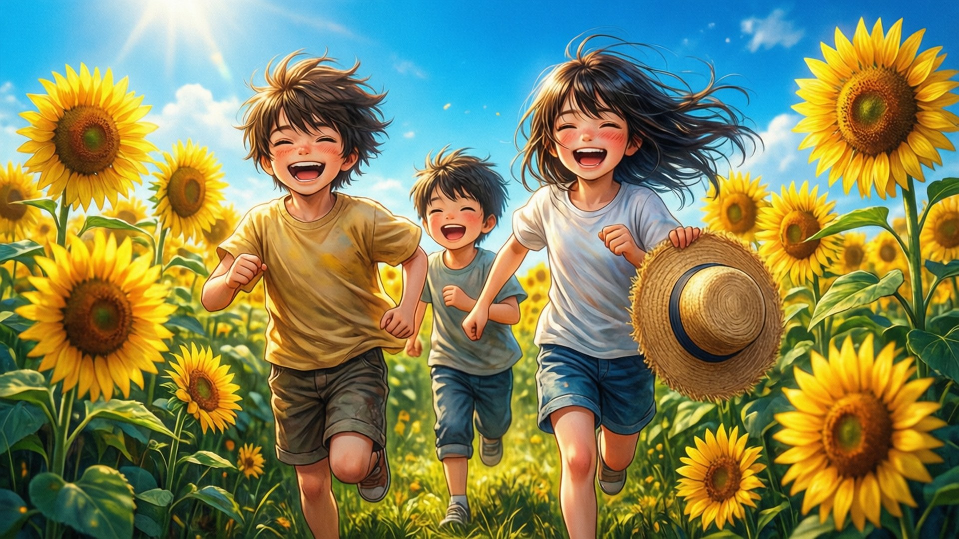 سورج مکھی کا پیچھا وال پیپر