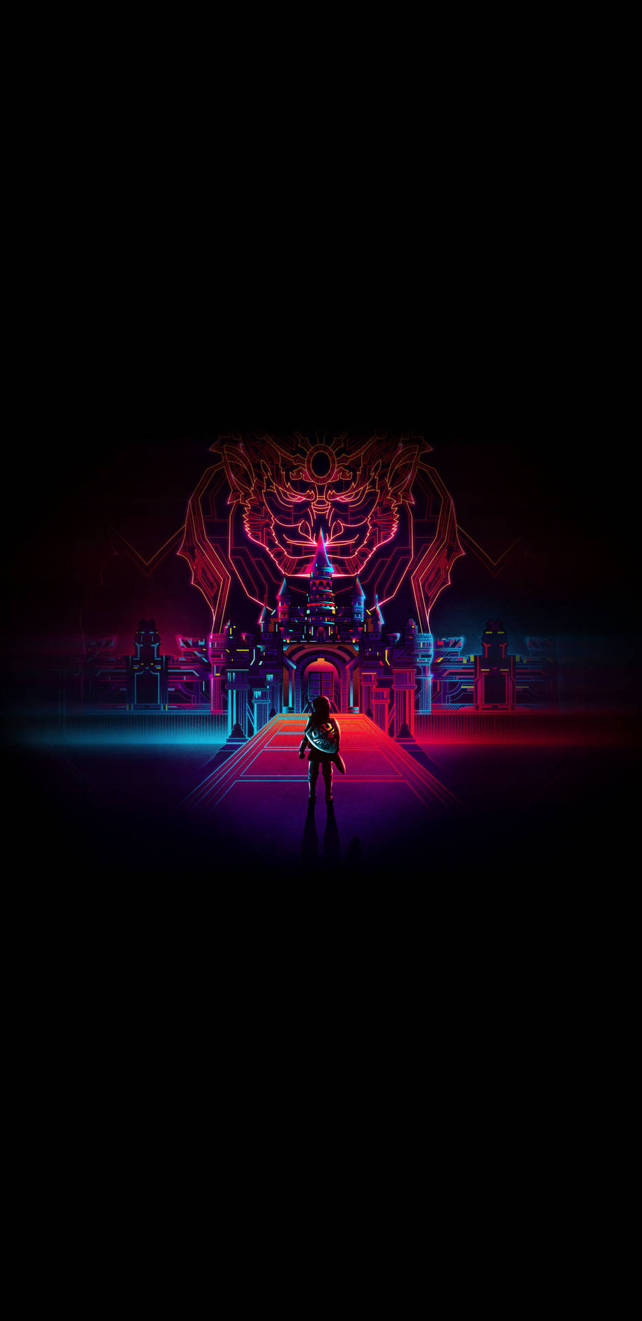 سیاہ Amoled سرخ شہر