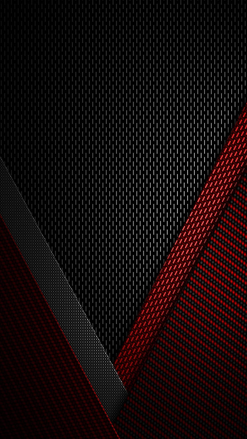 سیاہ سرخ کاربن فائبر 4K میں وال پیپر