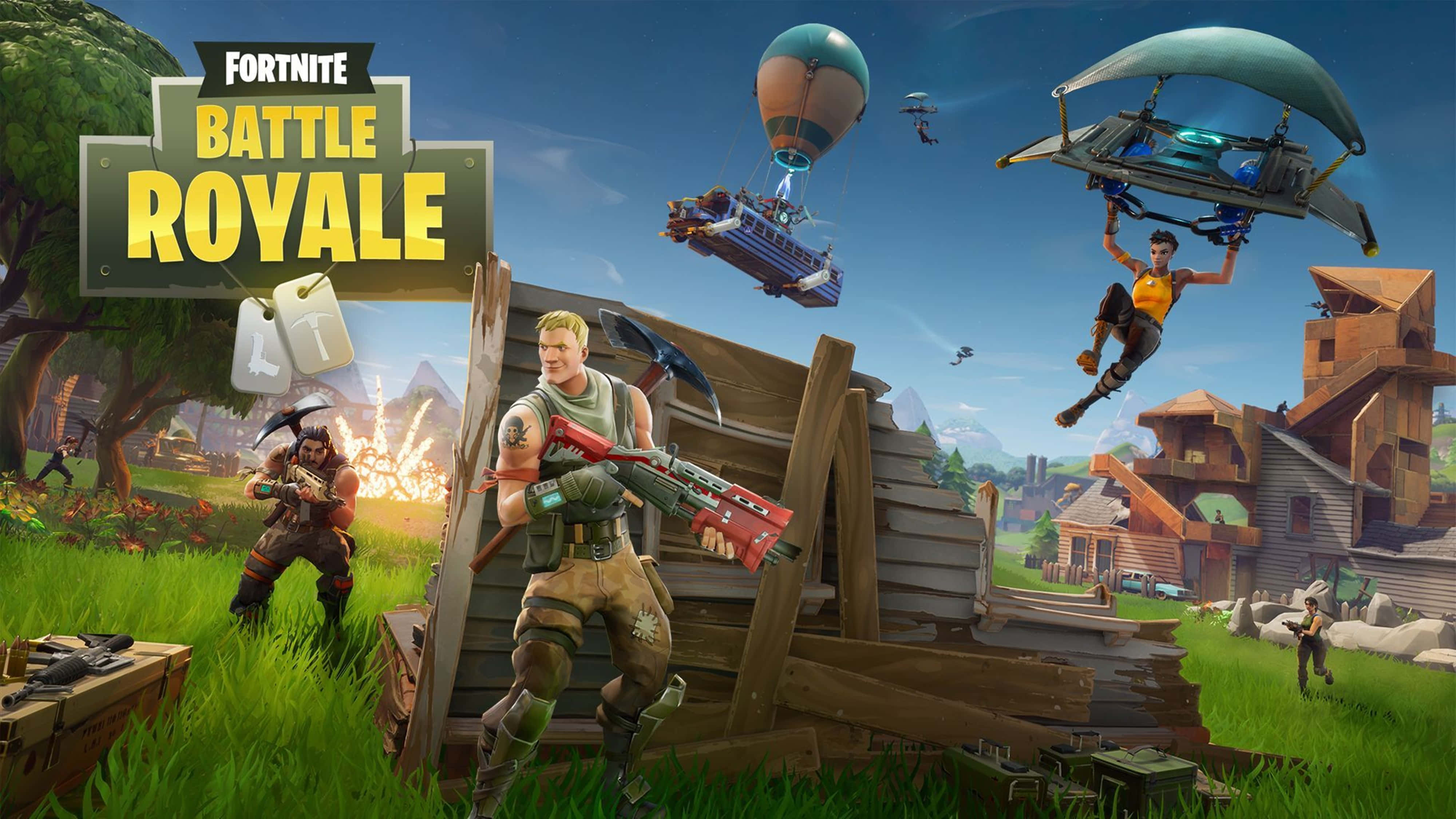 فورٹ نائٹ بٹل رائل 4K پوسٹر وال پیپر