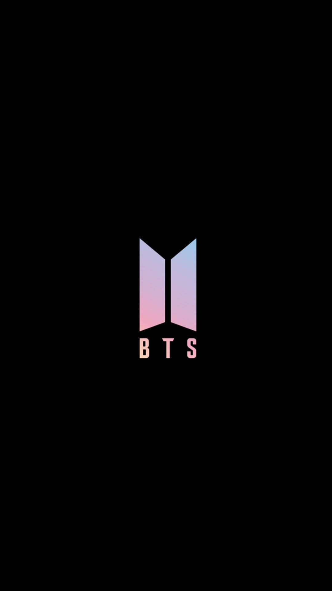 لاک اسکرین BTS جامنی لوگو وال پیپر