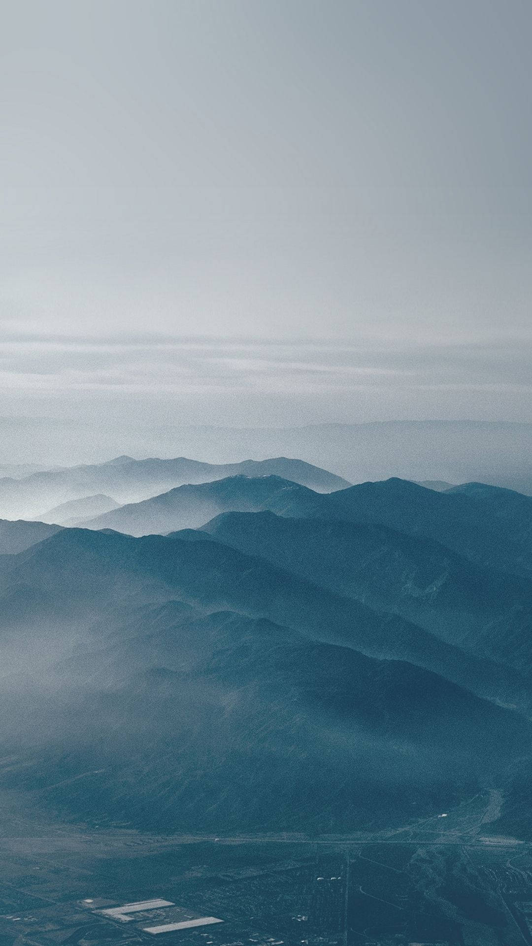 مدھم آسمانی منظر وال پیپر
