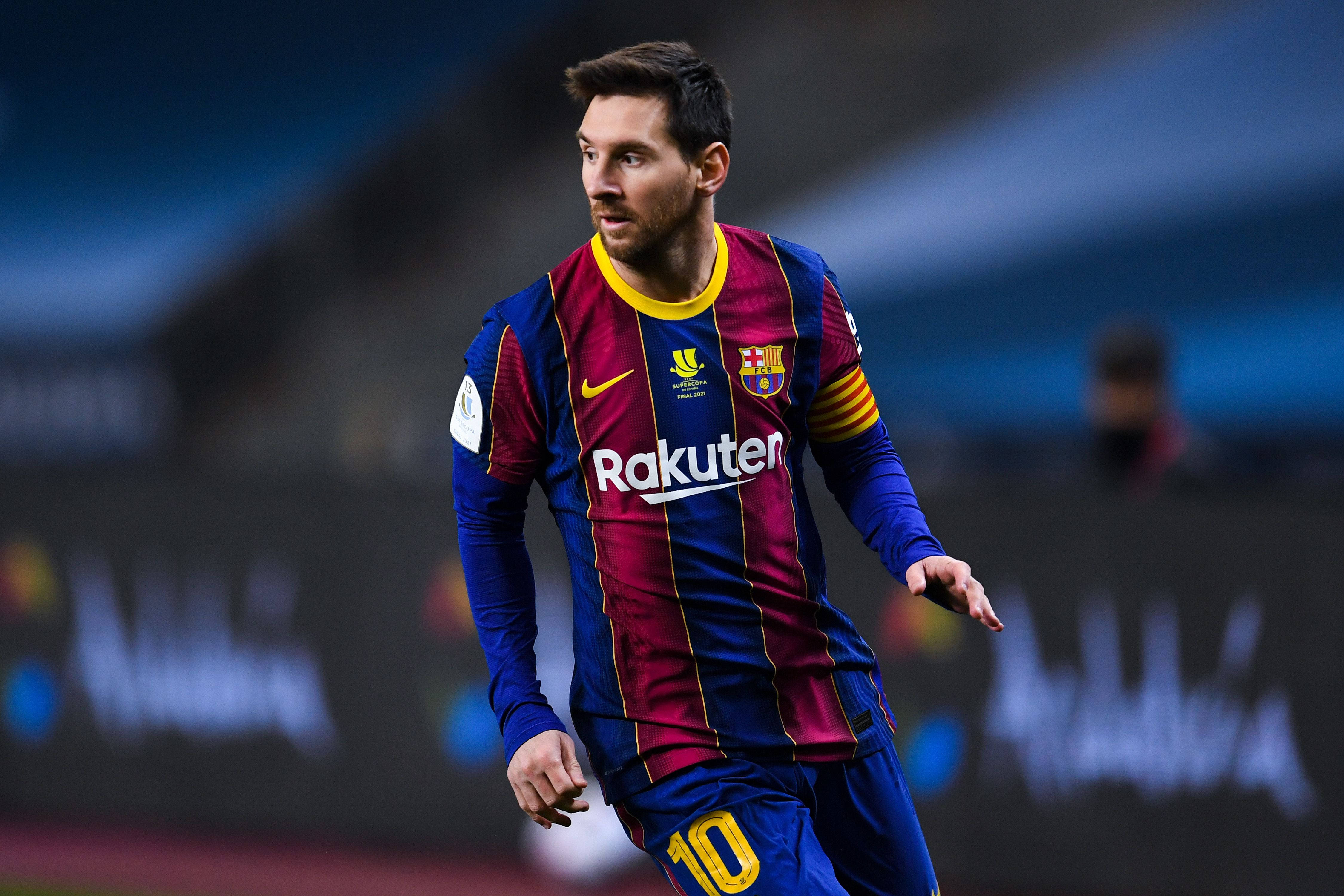 میسی 2021 FCB فٹ بال وال پیپر