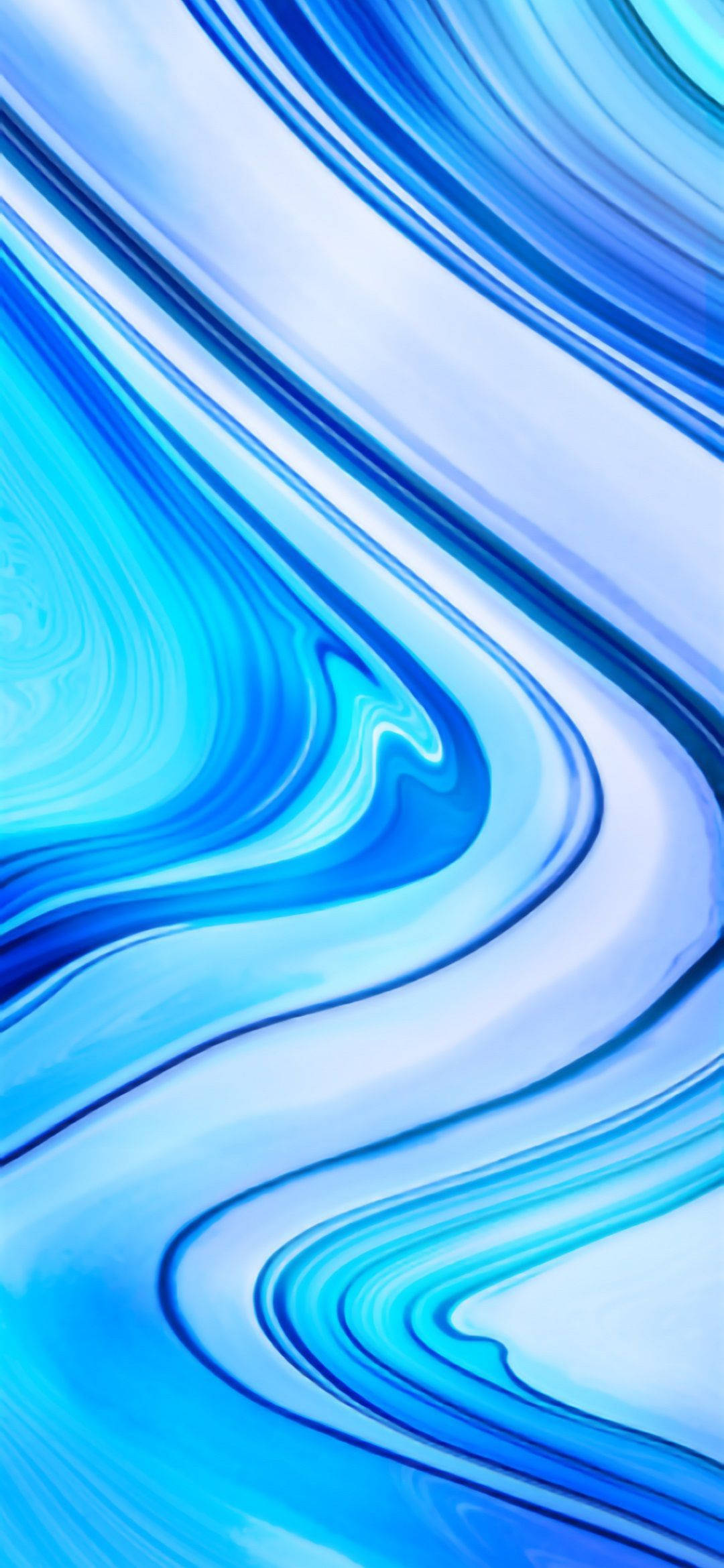 نیلے رنگوں میں پیش کیا گیا خوبصورت Redmi 9 وال پیپر