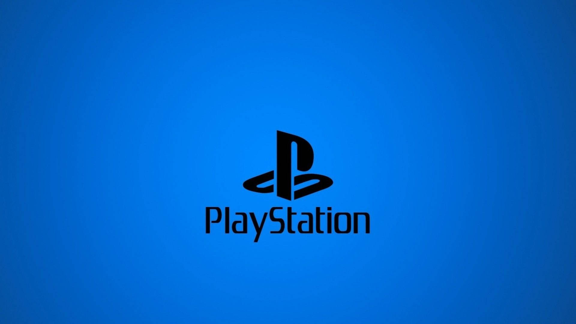 نیون بلیو PS4 لوگو وال پیپر