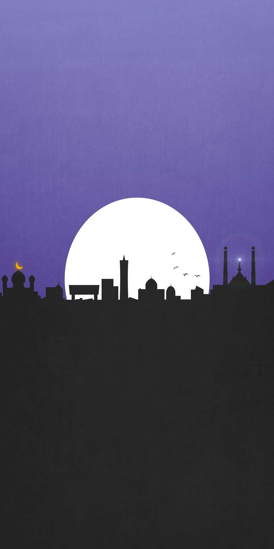 پکسل 3 کم سے کم پس منظر کے نشانات کا سلیوٹ وال پیپر