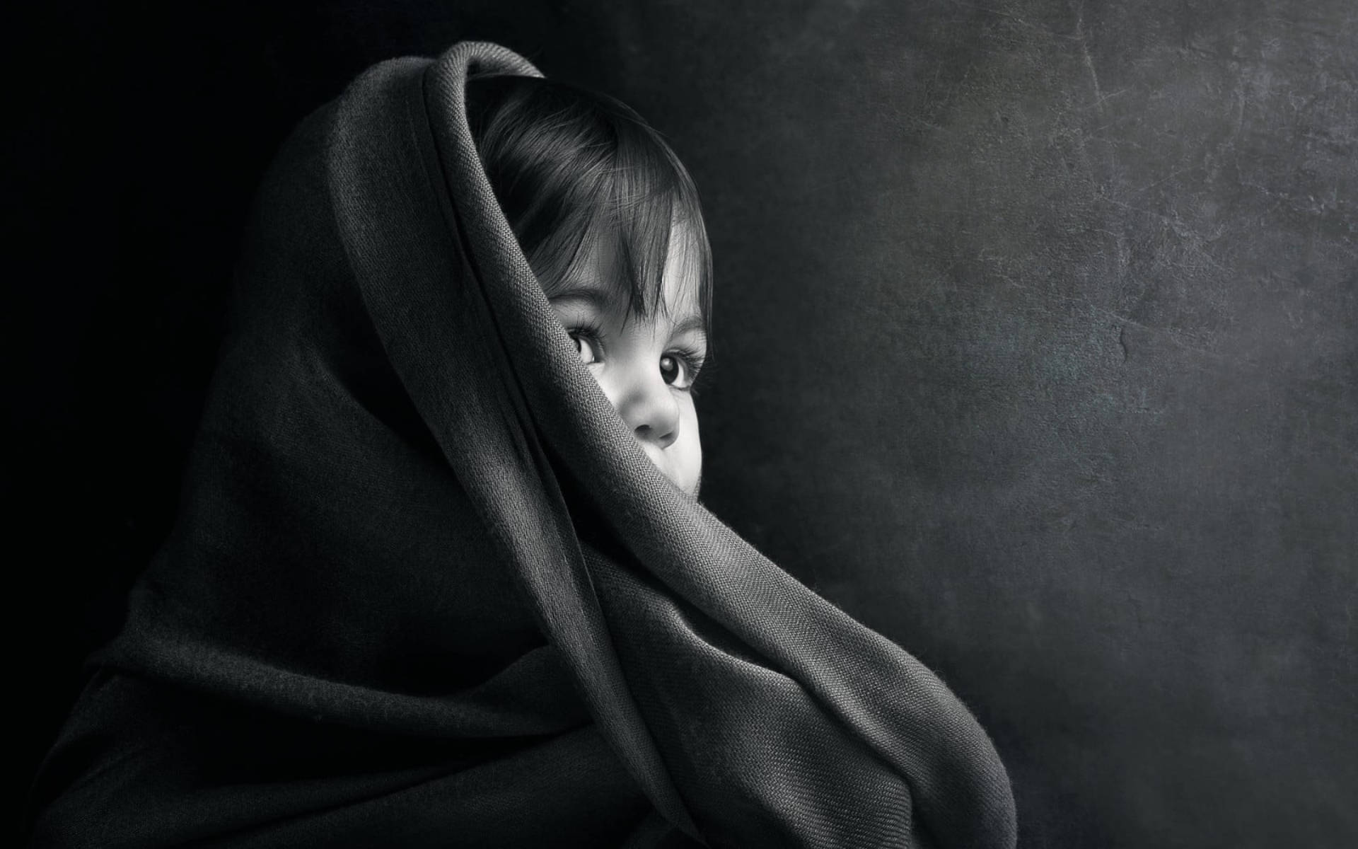 پیارا سیاہ فام ننھا بچہ وال پیپر