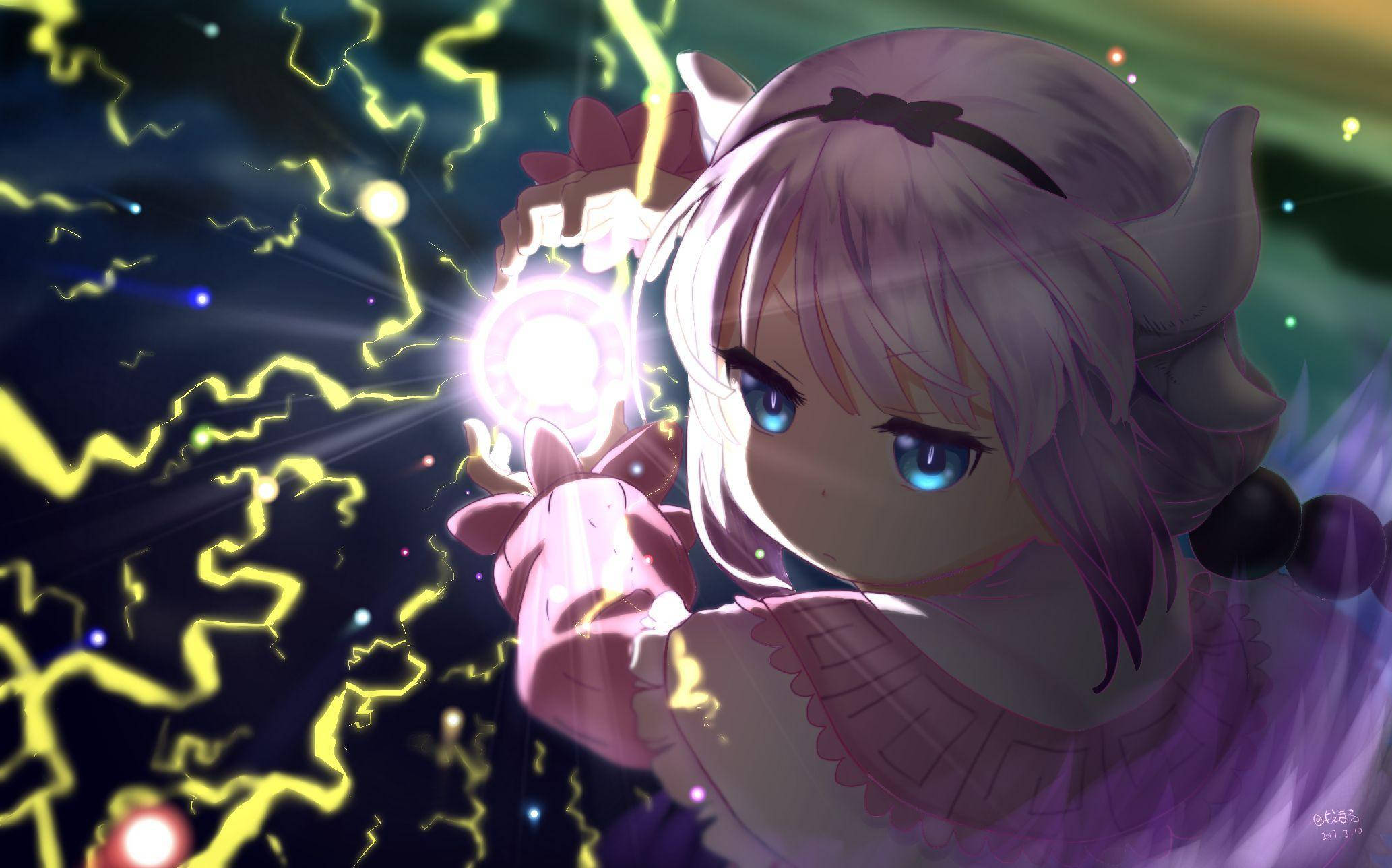 پیاری اینیمی پروفائل کنا ڈریگن وال پیپر