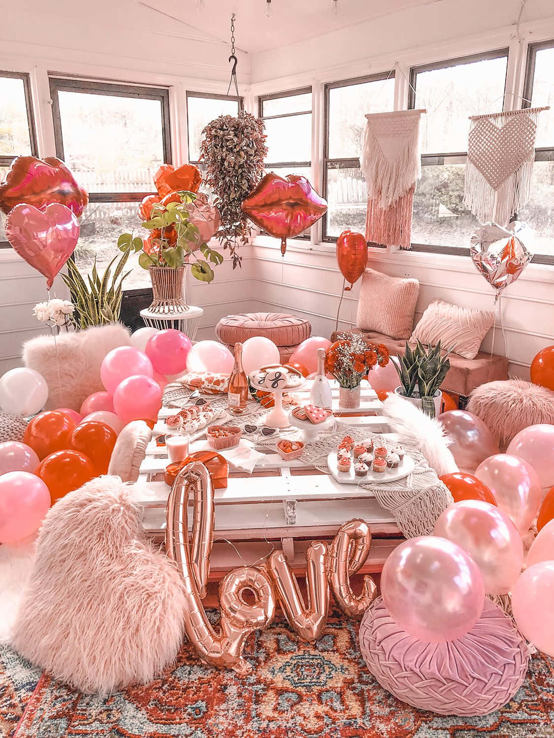 پیسٹل محبت کا سرپرائز ویلنٹائن تصاویر وال پیپر