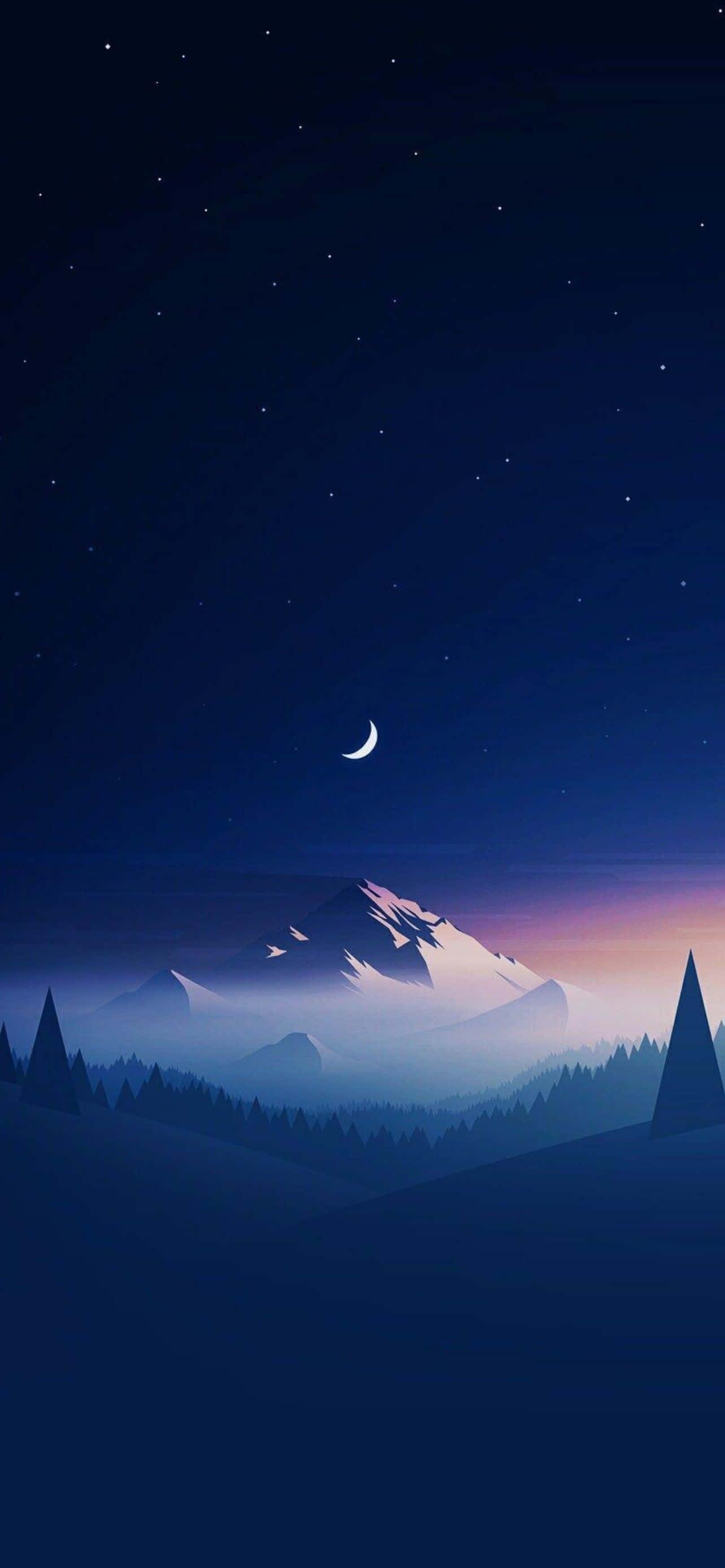 چمکتا ہوا سیارہ آئی فون وال پیپر