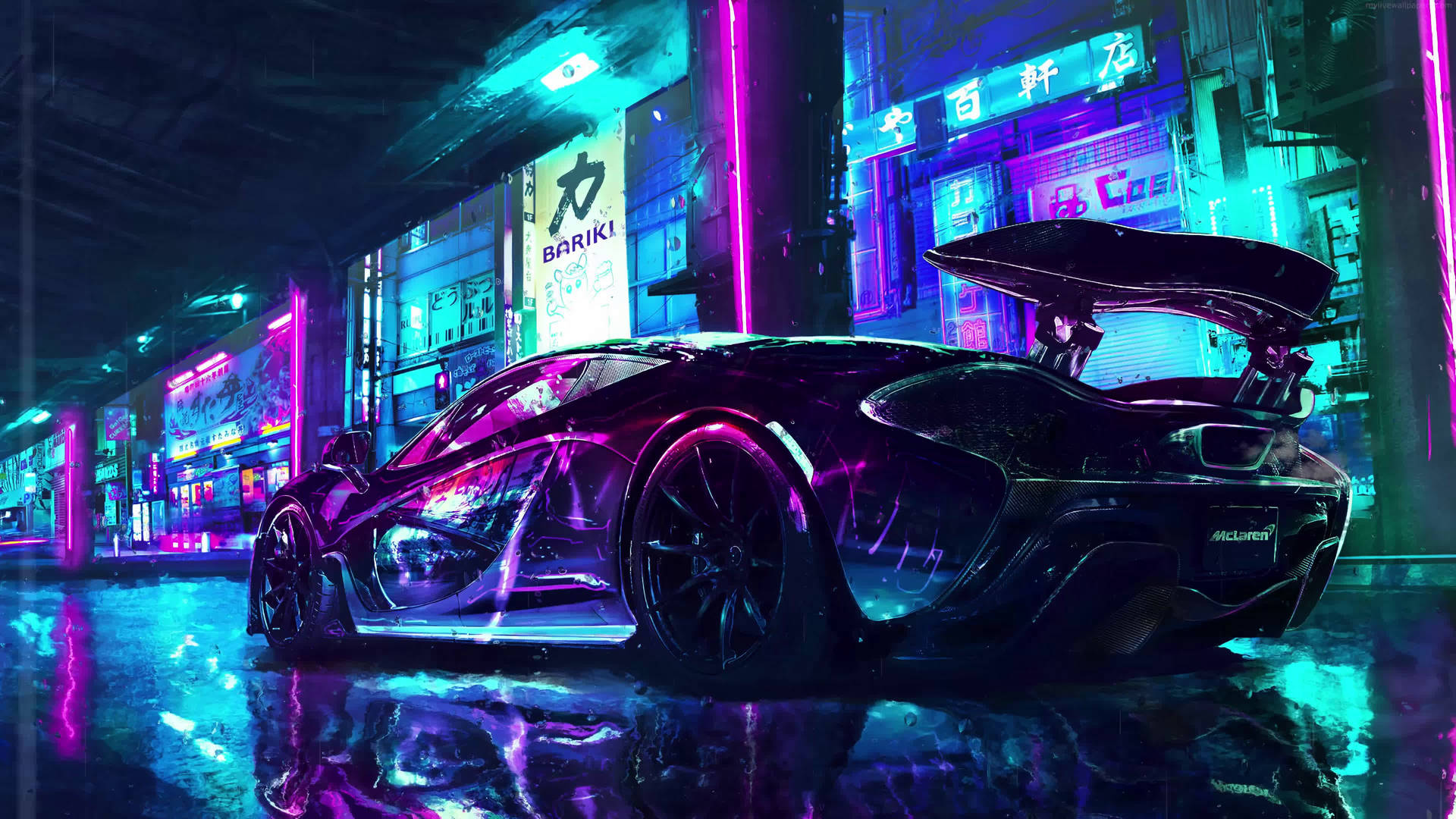 کار 4K McLaren ریٹرو ویو وال پیپر — گاڑی وال پیپر
