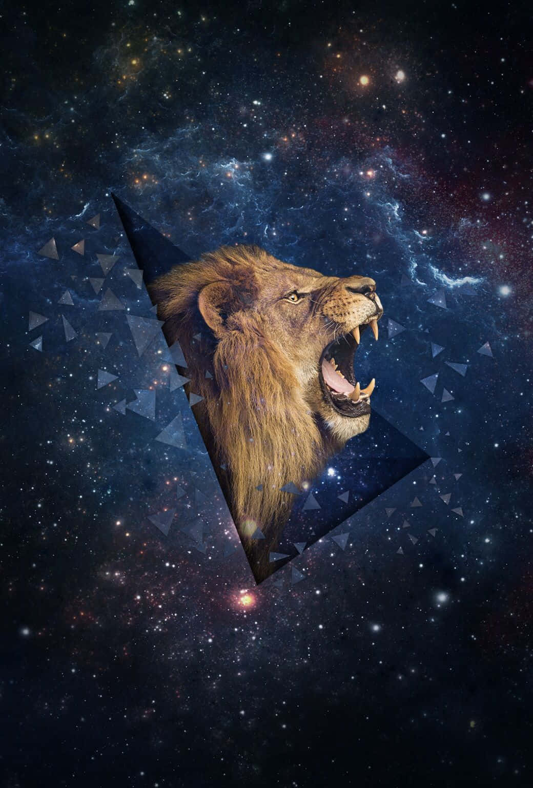 کہکشاں شیر والی وال پیپر