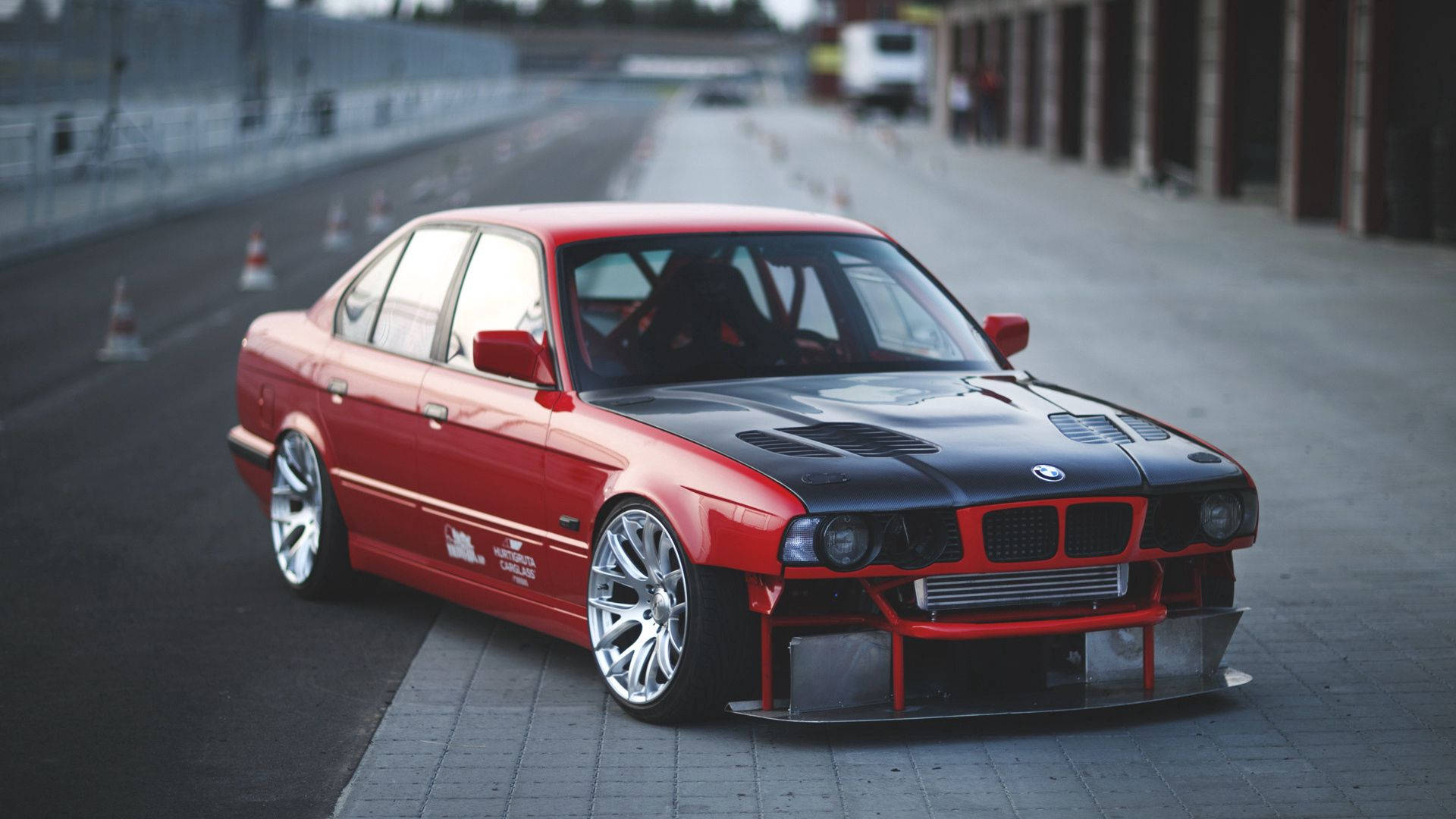سرخ E46 فل ایچ ڈی BMW — کاریں وال پیپر
