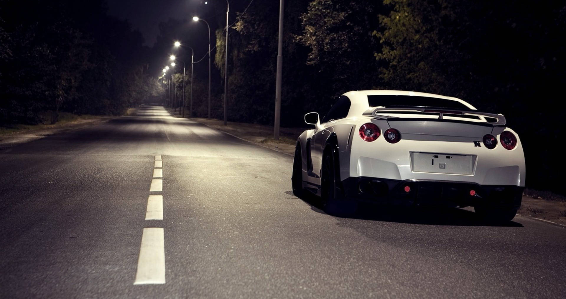 گاڑی 4k سفید Nissan GTR وال پیپر — گاڑی وال پیپر