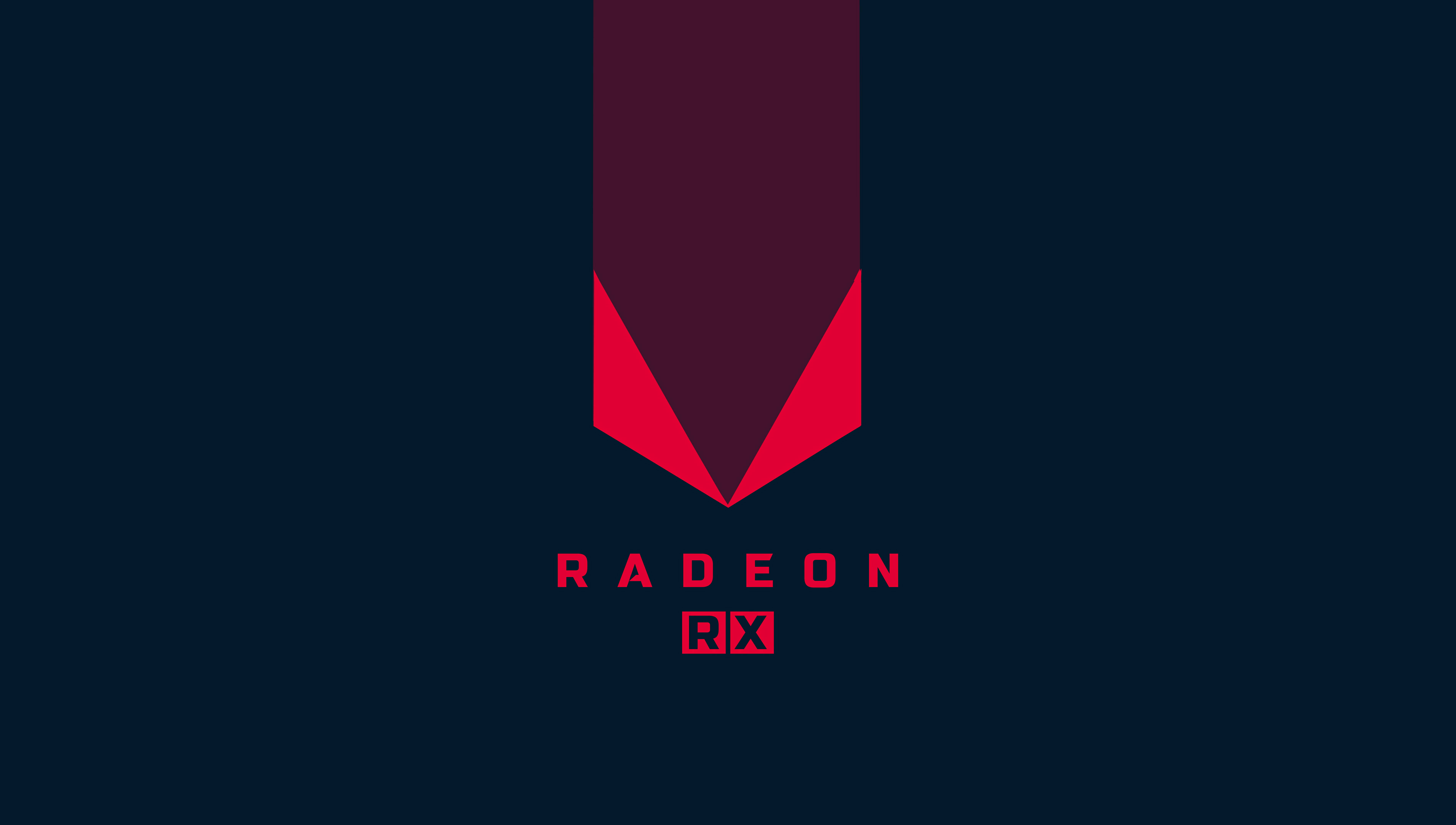 گہرا نیلا AMD 4K وال پیپر