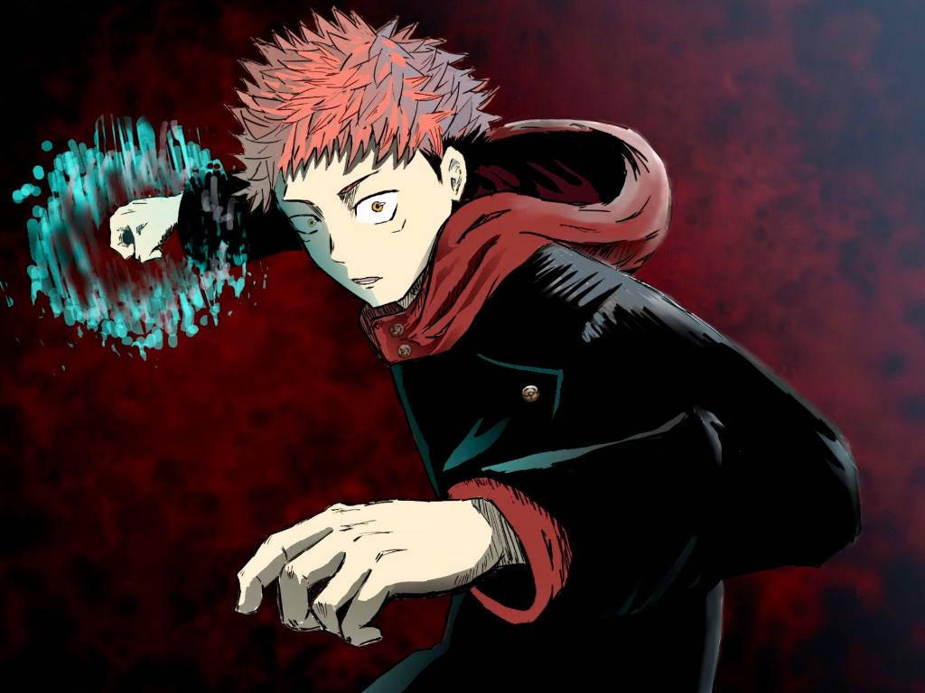یوجی ایتادوری کا جوجوتسو کیسن anime وال پیپر میں بلیک فلیش