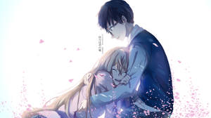 4k Anime تمہارا جھوٹ — 4K anime GIF وال پیپر