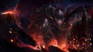 4K LOL Pantheon آتشی — 4K گیمنگ وال پیپر