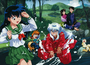 4k اینیمے انویاشا — 4K anime GIF وال پیپر