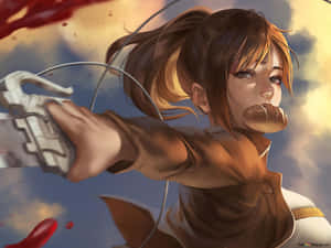 Attack On Titan سے پیاری گیمر ساشا براؤس — اٹیک آن ٹائٹن وال پیپر