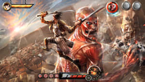 Attack On Titan آخری جنگ گیم اینیم — اٹیک آن ٹائٹن وال پیپر