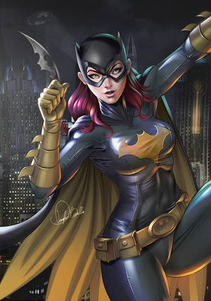 Batgirl آرٹ ورک آئی فون — بیٹ مین وال پیپر