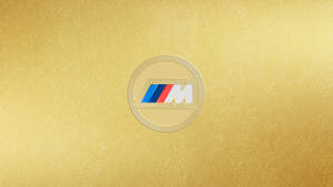 BMW M لوگو گولڈن — بی ایم ڈبلیو وال پیپر