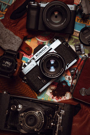 DSLR کیمرہ فلیٹ لے جمالیات