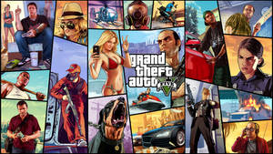 GTA 5 2560x1440 ٹائل کولیج