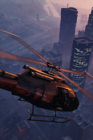 GTA آئی فون بزارڈ ہیلی کاپٹر — جی ٹی اے وال پیپر