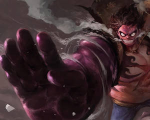 Luffy Gear 4 عجیب مسکراہٹ وال پیپر — लूफी गियर 4 وال پیپر