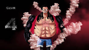 Luffy Gear 4 گلابی بھاپ وال پیپر — लूफी गियर 4 وال پیپر